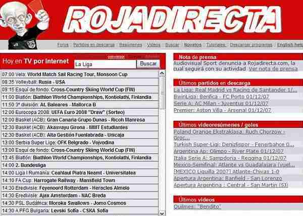 Rojadirecta, arrestato il fondatore della nota piattaforma di link streaming