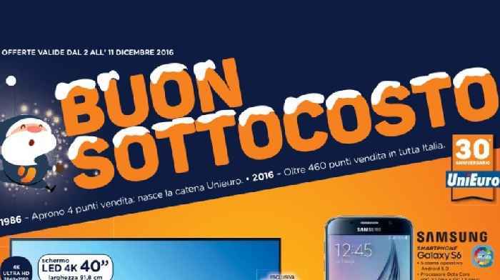 Unieuro ed Expert, le offerte non finiscono: sottocosto dal prossimo 2 dicembre