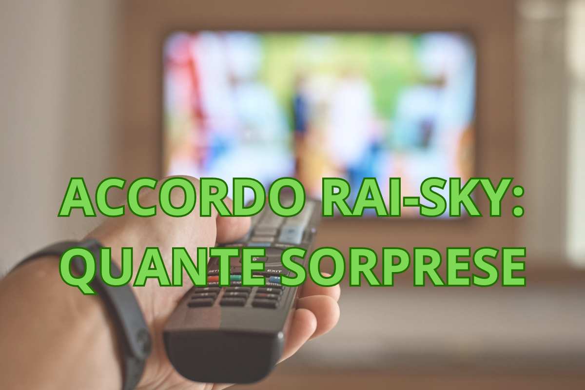 Accordo Sky-Rai: tutta la lista