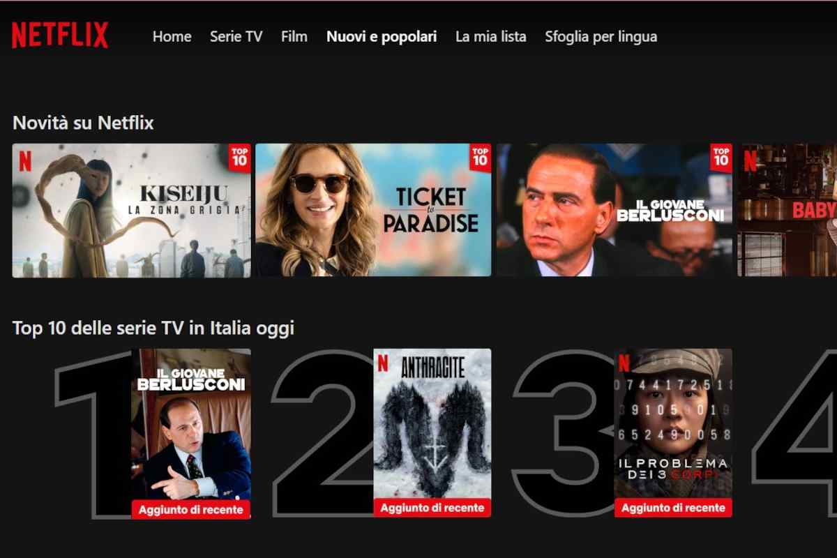 Novità Netflix