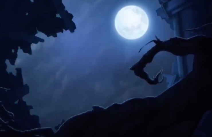 Immagine di luna dal trailer della serie di Snyder 