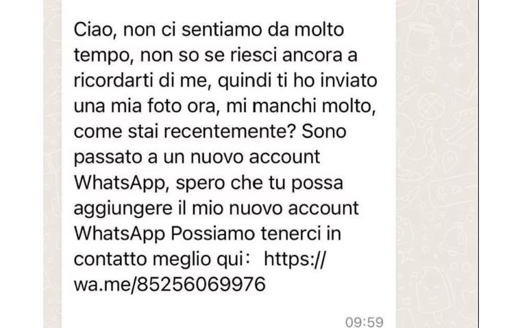 Truffa WhatsApp cosa fare attenzione