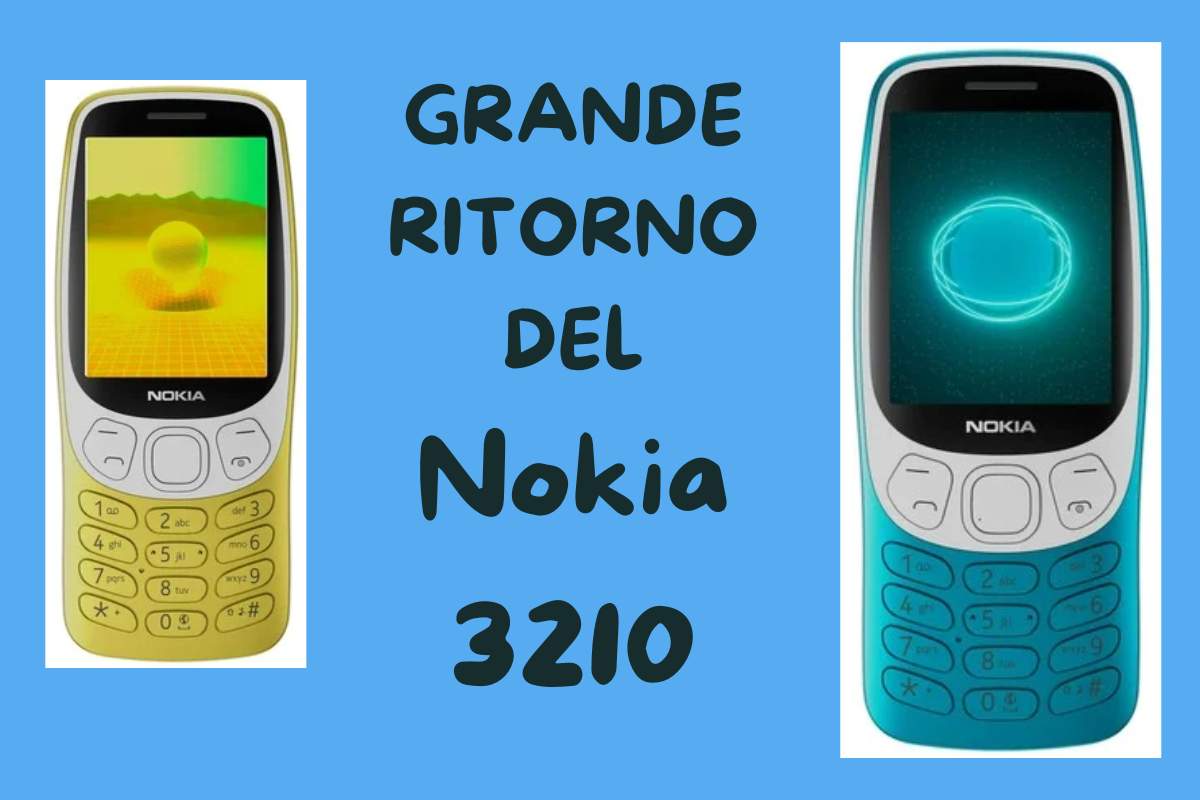 Grande ritorno del Nokia 3210