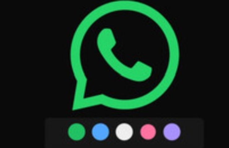 Novità WhatsApp cambiamento colori tema